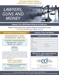 Lawyers, Guns & Money flyer