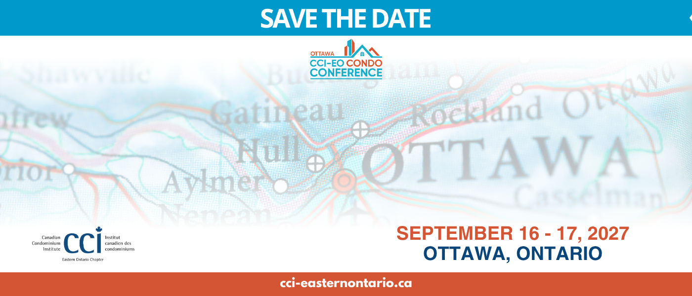 2027 Ottawa Condo Conference - Save The Date