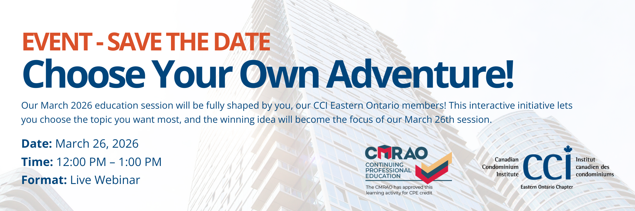 Save the Date - Choose Your Own Adventure